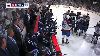 Jets Vs Avalanche scrums