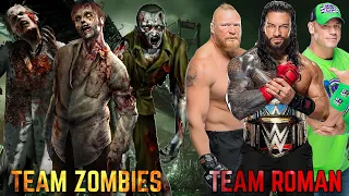 Zombies Vs Roman Reigns John Cena & Brock Lesnar WWE 2K23