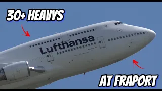 30+ BIG PLANES at FRANKFURT AIRPORT | Planespotting Frankfurt