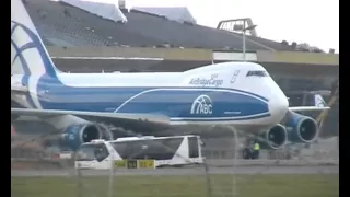 SUPER PLANE SPOTTING VNUKOVO Amazing Boeing 747,Miracle IL-76 take off