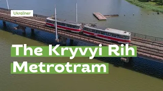 The Kryvyi Rih Metrotram from above · Ukraїner