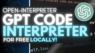 ChatGPT Code Interpreter For FREE! - Open Interpreter (Installation Guide)