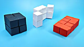 ANTISTRESS ✅ CUBE OF INFINITY from A4 paper / How to do it yourself