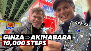 Tokyo Station (Ginza) to Akihabara | 10,000 Steps