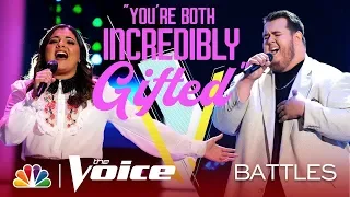 Melinda Rodriguez vs Shane Q sing "Too Good at Goodbyes" on The Battles of The Voice 2019