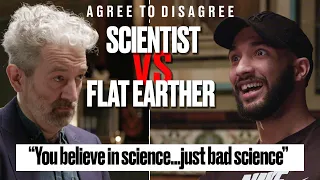 Flat Earther vs Scientist: Does Flat Earth Theory Make Sense? | Agree To Disagree | LADbible