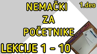 Nemacki za pocetnike LEKCIJE OD 1 DO 10 / Slusajte sat vremena nemacki jezik