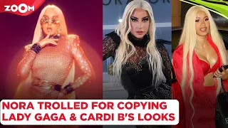 Nora Fatehi brutally TROLLED for her latest look inspired by Lady Gaga and Cardi B