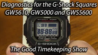 Diagnostics for G-Shock Squares