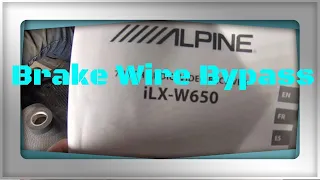 Alpine Brake Wire Bypass