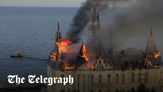 Russian strike on Odesa’s ‘Harry Potter castle’ kills 5