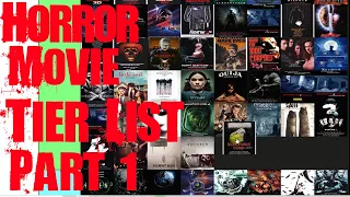 Horror Movie Tier List Part 1 (REUPLOAD WITH IMPROVED AUDIO)