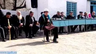 Билял Абдулхаликов в селе Игали Гумбетовского района на открытии конкурса чтецов Корана