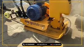 How to use the Plate Compactor / Earth compactor / Soil Compactor with Motor 5 H.P