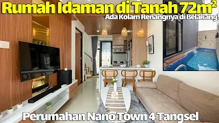 Luas Rumah ini cuma 72m2 Tapi Ada Kolam Renangnya! Ko Bisa?? Nano Town 4 Tangsel