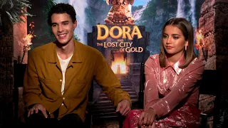 Isabela Moner and Jeff Wahlberg "DORA and the lost city of gold"