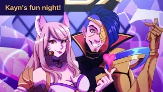 Kayn's fun night (Odyssey, K/DA) - League of Legends Comic Dub