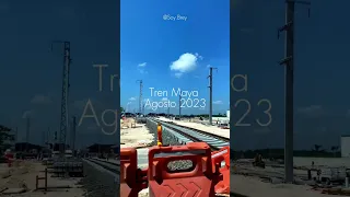 Así va la obra del tren maya en Yucatan 😱