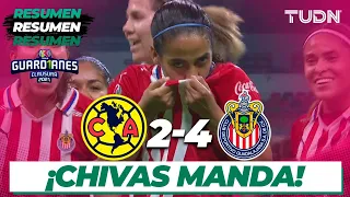 Resumen y goles | América 2-4 Chivas | Torneo Guard1anes 2021 Liga MX Femenil J13 | TUDN