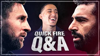 Messi Or Salah? | Kostas Tsimikas answers Quickfire Questions!