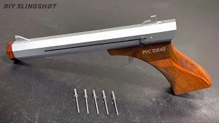 Pvc ideas - Design of nail-shooting slingshot