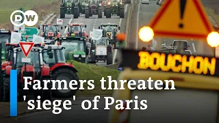 How far are the French farmers prepared to go? | DW News