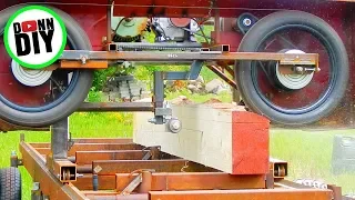 Sawmilling Spruce - Band Sawmill Build #22