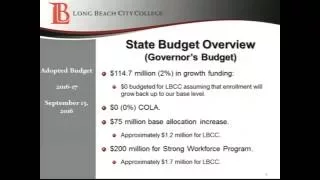 LBCCD - Board of Trustees Meeting - September 13,  2016 - Part 5