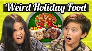 KIDS vs. FOOD - WEIRD HOLIDAY FOODS