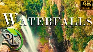 Paisagens incríveis 4K - Cachoeiras - Rios - Montanhas - Aliviar o Stress e Relaxar