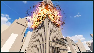 Super Satisfying Skyscraper Demolition - Teardown
