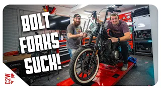 Fixing the FORKS on a Yamaha Bolt for LESS THAN $100!!