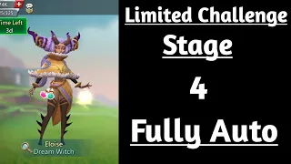 Lords mobile limited challenge saving dreams stage 4 fully auto|Dream witch stage 4 fully auto