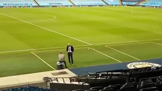 Pep Guardiola and Zinedine Zidane Discussing after the end of the match "Mostwatch"