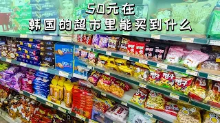 50块钱能在韩国的超市里买到什么商品？