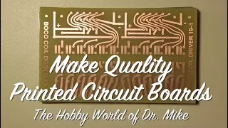 Make a Printed Circuit Board at Home.