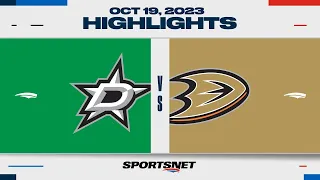 NHL Highlights | Stars vs. Ducks - October 19, 2023