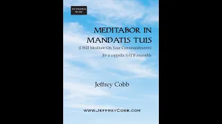 Meditabor in mandatis tuis (SATB) - Jeffrey Cobb (MIDI Recording)