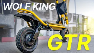 Unboxing a 60+ mph Wolf King GTR escooter, First Ride and Impressions