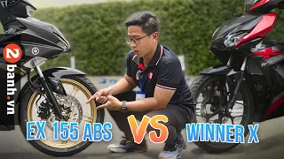 So sánh Exciter 155 ABS 2024 và Winner X - Còn đâu là nhà vua nữa | 2Banh Review