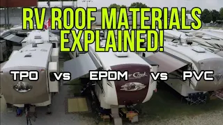 RV Roof Materials Explained! Does it really matter? FIND OUT!