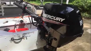 2018 Mercury Fourstroke EFI Engine Flush