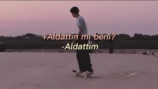 dolu kadehi ters tut - aldattın mı beni? + aldattım lyrics