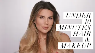 Under 10 minutes hair and makeup when you're in a rush | ALI ANDREEA