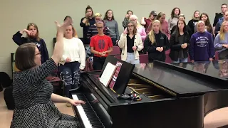 Dr. Jill Campbell - Choral Warm Ups in Rehearsal