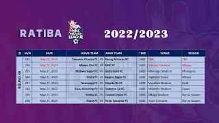 RATIBA LIGI KUU BARA NBC PREMIER LEAGUE 2022/2023