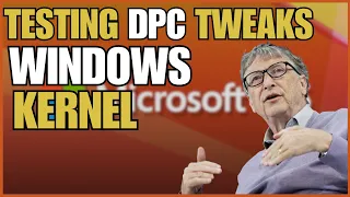 Testing DPC Tweaks to Resolve ntoskrnl.exe DPC Spikes & Reduce DPC Latency