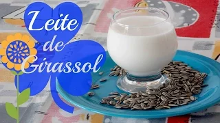 RECEITA DE LEITE DE GIRASSOL RECEITAS VEGANAS QUE AMO CAFÉ  manhã ou tarde