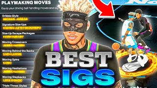 *New!* BEST DRIBBLE MOVES/SIGS FOR GUARD BUILDS in NBA 2K24! (FASTEST DRIBBLE MOVES/SIGS)