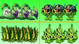 4 Best Plants PEA POD - TIGER-GRASS - MEGA GATLING PEA - POKRA - Who Will Win? PvZ 2 Plant vs Plant